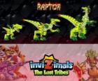 Raptor, последняя эволюция. Invizimals Затерянные племена. Опасные Хантер, быстрые, умные, агрессивный